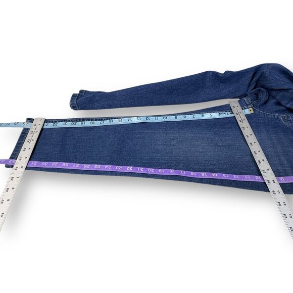 J.Jill Jeans Womens 6P Petite Medium Wash Skinny Ankle Mid-Rise Stretch Denim - Picture 8 of 12